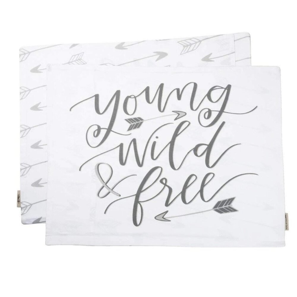 Primitives by Kathy - Pillowcase - Young, wild & free